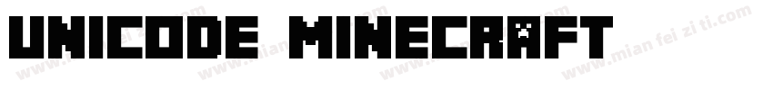 unicode minecraft字体转换